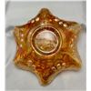 Image 3 : Fenton Marigold “Peacock & Urn” Carnival Glass Bowl 9”- Rare Pattern