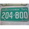 Image 2 : (3) Sask Plates 1974 - (2) Sask Plates 1969