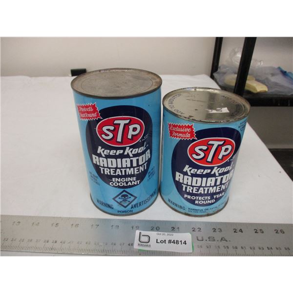 2X THE BID PRICE - STP Radiator Treatment Cans - 1 quart (both sealed)