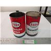 Image 1 : 2X THE BID PRICE - ESSO oil cans - 1 quart