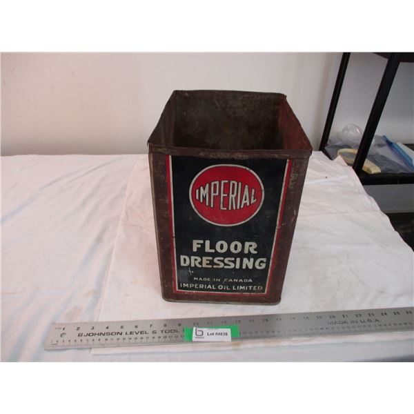 Imperial floor dressing tin