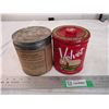 Image 1 : Velvet + Copenhagen tobacco tin cans
