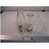 4850  (2) Coop milk bottles