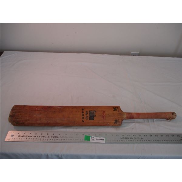 Vintage wooden cricket bat