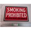 Image 1 : Smoking Prohibited tin sign - 10x15