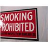 Image 3 : Smoking Prohibited tin sign - 10x15
