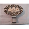 Image 2 : Saskatchewan CAA club (AAA) plate topper (part is plastic)