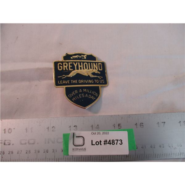 Greyhound badge emblem