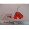 Image 1 : Red Indian oil tag + (3) Gulf antifreeze tags