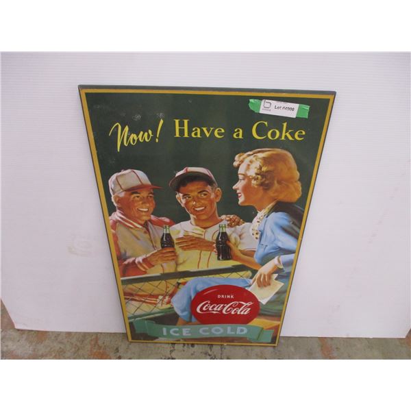 Coca-Cola hardboard picture - 18x30