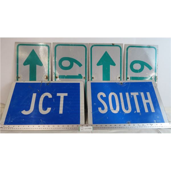 (6) Road signs miscellaneous