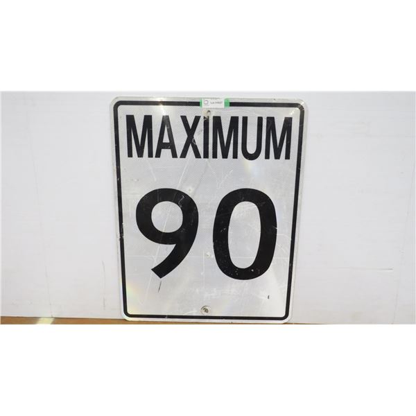 Highway Sign (Maximum 90)