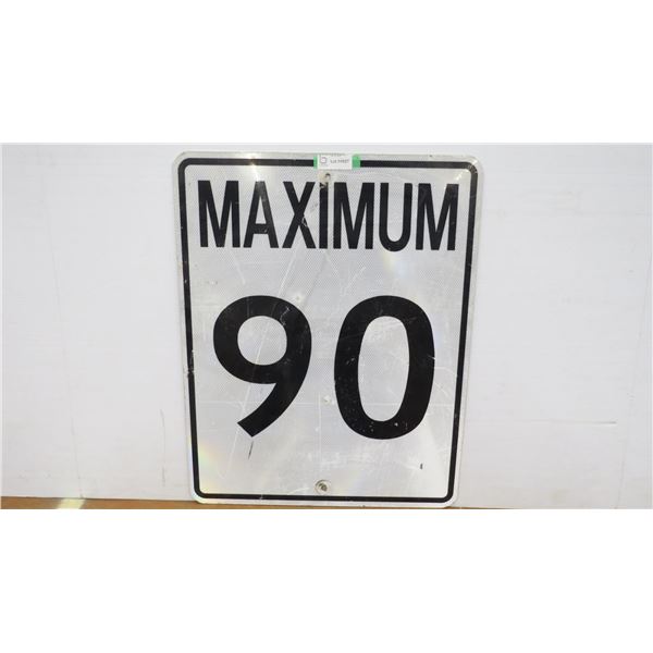 Highway Sign (Maximum 90)