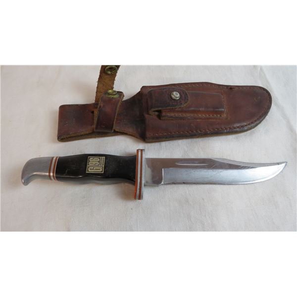 Japan G96 Brand Knife - in case with stone (Model 940 Rustproof)