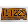 Image 2 : 1945 + 1951 Manitoba License Plates