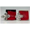 Image 2 : 6 Lunt And Reed And Barton Sterling Silver Christmas Ornaments