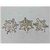 Image 8 : 6 Gorham Sterling Silver Christmas Snowflake Ornaments