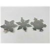 Image 3 : 6 Gorham Sterling Christmas Snowflake Ornaments