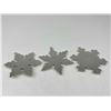 Image 4 : 6 Gorham Sterling Christmas Snowflake Ornaments