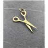 Image 2 : 14K Gold Mechanical Scissors Charm