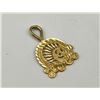 Image 2 : Vintage 14K Gold Rising Sun Charm