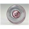 Image 5 : Modernist Vas Vitreum Swedish Art Glass Crystal Candle Stick With Ribbon Design