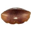 Image 2 : Giant Clam Shell Bowl, Executed in Palm Wood, Mother of Pearl Inlay