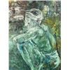 Image 8 : Indonesian School, Village Scene, Large Oil on Canvas