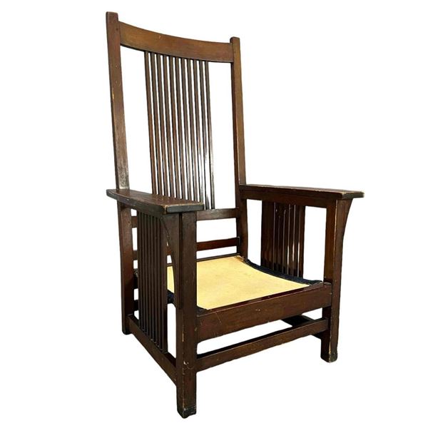 Gustav Stickley Antique Arts and Crafts Armchair