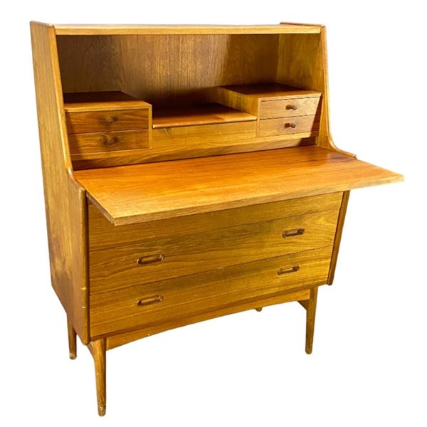 Arne Wahl Iverson, Danish Modern Teak Secretary