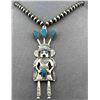 Image 1 : Sterling Silver Pearls & Kachina