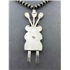 Image 3 : Sterling Silver Pearls & Kachina