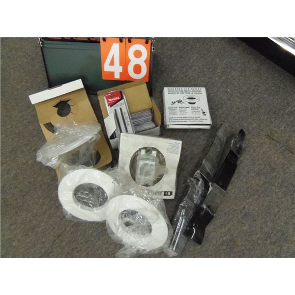 6" wax rings for toilets, etc.