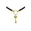 Image 1 : Genuine 0.50 ctw Peridot Necklace 14KT Rose Gold - REF-65K8V