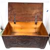 Image 2 : Hand Carved Wooden Chest [158684]