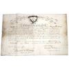 Image 1 : Promotion Document Signed by Colonel C. C. Sibley 1866  [155894]