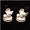 Image 1 : 2 Mouse Blank Ceramic Xmas Ornaments