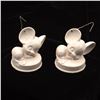 Image 2 : 2 Mouse Blank Ceramic Xmas Ornaments
