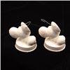 Image 3 : 2 Mouse Blank Ceramic Xmas Ornaments