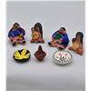 Image 1 : 7 Miniature  Native American Jemez and Acoma
