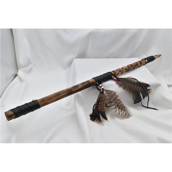 Native American Cheyenne Chickasaw Wooden Spear