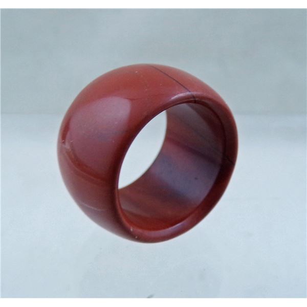 Native American Navajo Pipe Stone Ring Sz 6 1/2