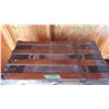 Image 2 : Trunk with leather handles + wood slats 28W 15D 17T
