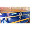 Image 2 : Metal trunk with wood strapping 36W 16.5D 18T