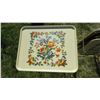 Image 2 : Metal TV trays (set of 4 with storage rack) 17 x 14 x 25