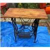 Image 1 : Converted sewing machine table 30W 15D 29T
