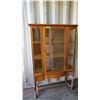 Image 1 : China cabinet with push button latch 38x16x60.5 - some H20 damage