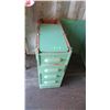Image 2 : Painted oak desk drawers + back (no top) - 28x12.5x29 (drawers slide well)