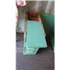 Image 3 : Painted oak desk drawers + back (no top) - 28x12.5x29 (drawers slide well)