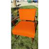 Image 3 : MCM orange upholstered chair